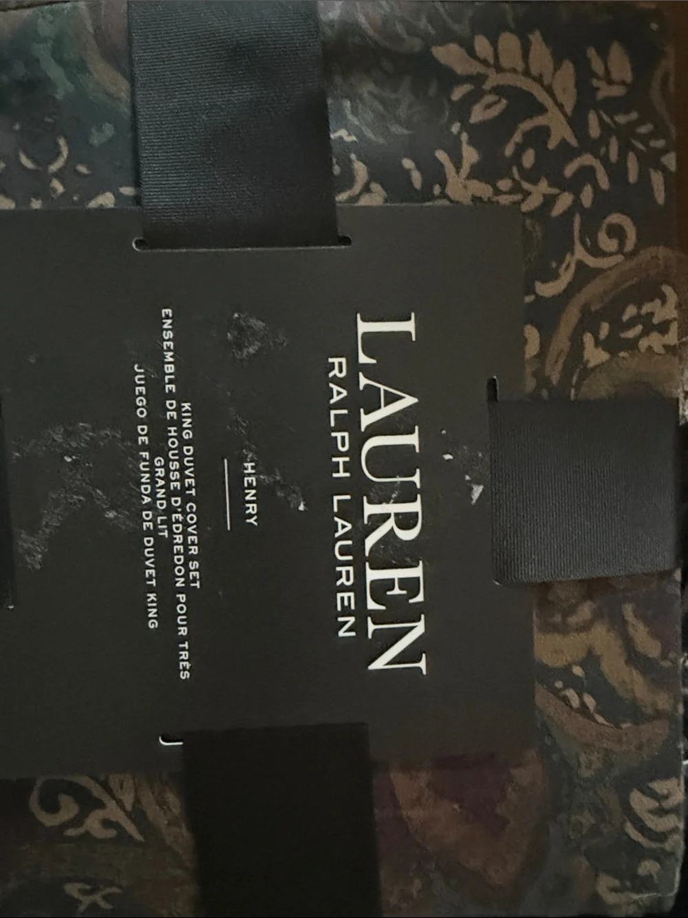 Lauren Ralph Lauren Henry King Duvet Cover Set NWT